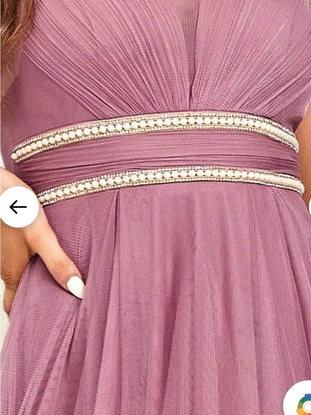 Ever Pretty Purple Orchid High-Low Dress size Small 4 - Picture 5 of 12